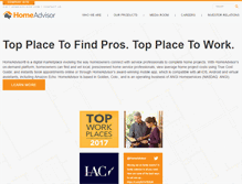 Tablet Screenshot of abouthomeadvisor.com